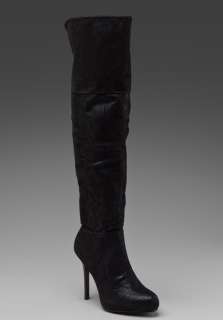 REPORT Nichola Over The Knee Boot in Black  