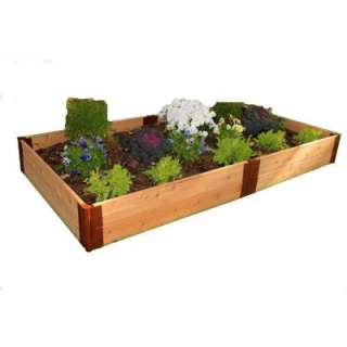 Frame It All 4 Ft. X 8 Ft. X 12 In. Raised Garden With 1 In. Profile 