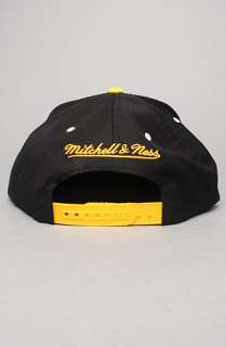 Mitchell & Ness The Pittsburgh Steelers Script 2Tone Snapback Cap in 