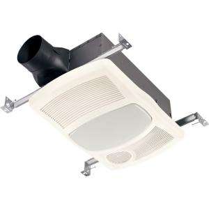 NuTone 100 CFM Ceiling Exhaust Bath Fan with Light and Heater 765HL at 