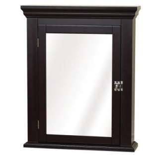 Zenith Interiors 22 In. W Surface Mount Mirrored Medicine Cabinet in 