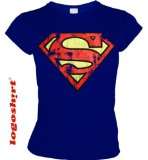 .de: original Superman Girl Shirt von LOGOSHIRT! Damen Supergirl 