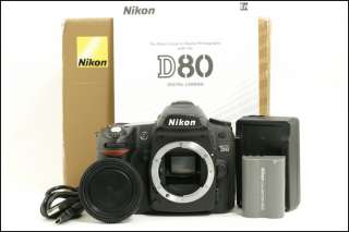 Nikon D80 10.2 MP Digital SLR Camera Body Only D 80 Auto Focus DSLR 