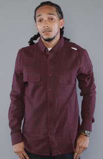 Society Original Products The Big Country Flannel Shirt in Burgundy 