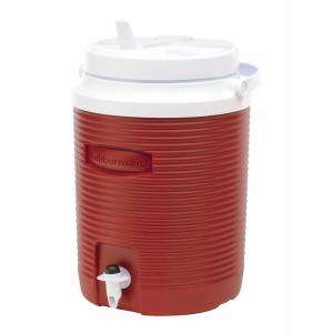 Rubbermaid Victory 2 Gallon Red Cooler FG153004MODRD 