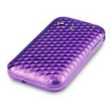 SAMSUNG GALAXY Y S5360 TPU SILIKON HÜLLE CASE COVER IN LILA, QUBITS 