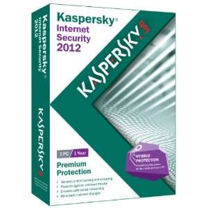 Kaspersky Internet Security 2012   1 User PC Software  