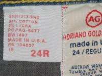 AG ADRIANO GOLDSCHMIED The Angel Jeans Sz 24 $168  