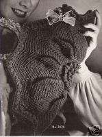 Vintage Crochet Flower Bag Purse evening pattern  