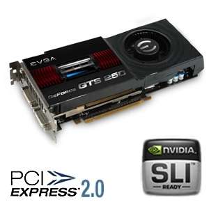 EVGA GeForce GTS 250 Video Card   1024MB GDDR3, PCI Express 2.0, (2 