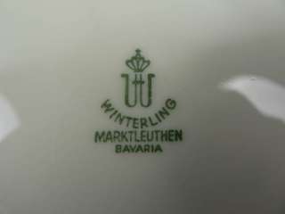Winterling Marktleuthen Bavaria Porzellan Set Teller Goldrand TOP in 