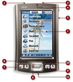 Palm Tungsten T5 Handheld ohne Dockingstation (Cradle) (256 MB Rom)