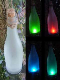 Solar Flaschenpost LED Lampe FLASCHE Gartenlampe *Farbwechsel* NEU 