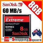 GENUINE SanDisk Extreme CF 8GB 60MB/s, Compact Flash Ca