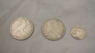 Silver Trade Dollars 1780 M Theresia Thaler D.G R Imp Hu Bo Reg 