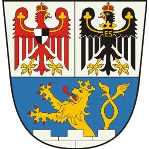 PREMIUM Aufkleber Wappen ERLANGEN   Franken   Grösse 8 cm 