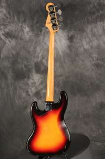 RARE all original 1961 Fender JAZZ BASS Stack Knob Sunburst slab 