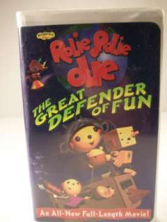 Rolie Polie Olie Great Defender of Fun VHS Tape 786936172027  