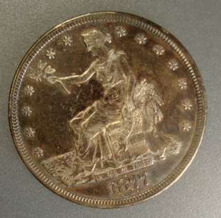 1877 S TRADE DOLLAR, AU  