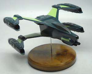 Thunderbolt Starfury Babylon 5 Wood Model Spaceship New  