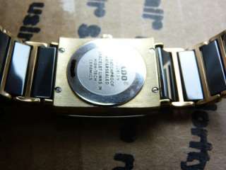 Rado Diastar 160.0281.3n Two Tone Ceramic & Gold Plated Ladies Watch 