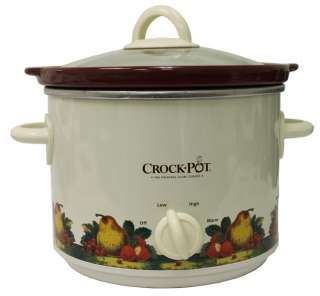   Pot SCR300 R Classic 3 Quart 3 Lb Round Manual Slow Cooker 3+ People