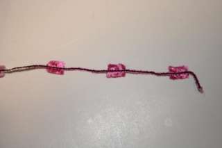 Skein No Boundries Crochet YARN PINK Thread Butterfly  