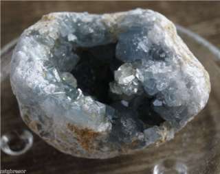 BEAUTIFUL NATURAL CELESTITE GEODE CLUSTER. WOW  