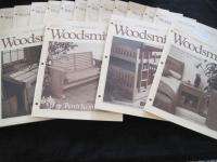 Woodsmith Vintage Magazines 1983 1988 Lot of 30 Back Issues Notes From 