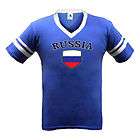 russia t shirt soccer flag football country ringer tee expedited