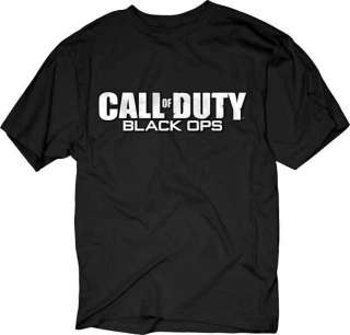 Call of Duty Black Ops Black T Shirt Small Size  