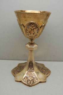 Nice Antique Sterling Silver Chalice +  