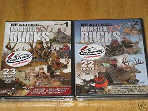 Realtree Monster Buck 15 Vol 1 & 2 Archery Hunting DVD  