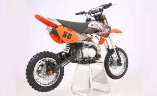 XB80 Enduro Cross Dirt Bike 125CC/4Takt Orange 2011 Neu  