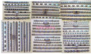 wholesale 50strands stainless steel mens bracelet W&B&  