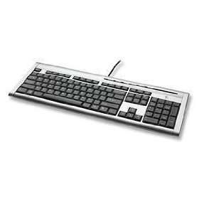 Logitech Ultra X PS/2 Keyboard Silver/Black Single NEW  