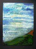   ORIGINAL fine ART oil painting LANDSCAPE hills VENTURA CA signed ooak