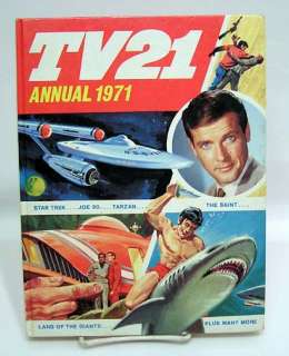 1971 TV 21 British Comic Album Star Trek/Land of Giants  