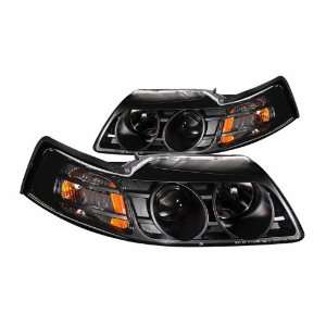 Anzo USA 121042 Ford Mustang Projector Black Headlight Assembly 