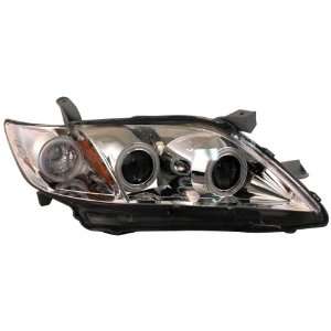 Anzo USA 121222 Toyota Camry G2 Chrome Clear Projector With Halos 