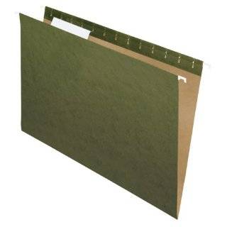   Essentials Hanging Folders, 25 Per Box, 1/3 Cut, Legal, Green (81621
