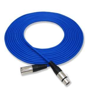  Blue Microphone Cables   25 Balanced Mike Snake Cord   BLUE
