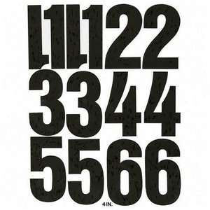  Chartpak 01193   Press On Vinyl Numbers, Self Adhesive 