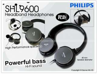 Philips SHL9600 Headband Headphones  Worldwide GENUINE 