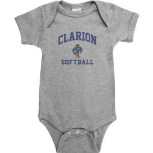  Clarion Golden Eagles Sport Grey Varsity Washed Softball 