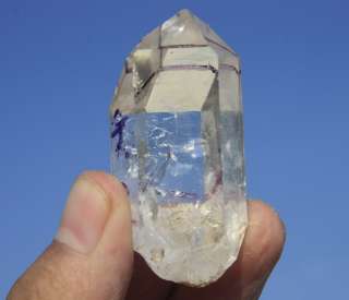 NATURAL Herkimer Diamond Crystal Quartz point + Rainbow  