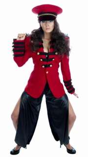 Cheryl Cole Pop Star Soldier Ladies Fancy Dress Costume  
