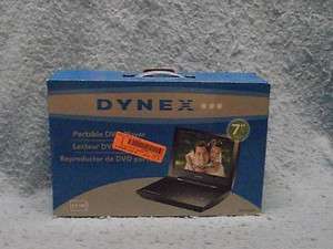 Dynex Portable DVD Player DXP7DVD(2398,4784,5979,5916)As is  