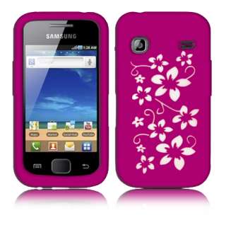 London Magic Store   H Pink Silicone Flora Case For Samsung Galaxy Gio 