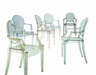   KARTELL 4 Chaises LOUIS Ghost TRANSPARENTES neuf!!